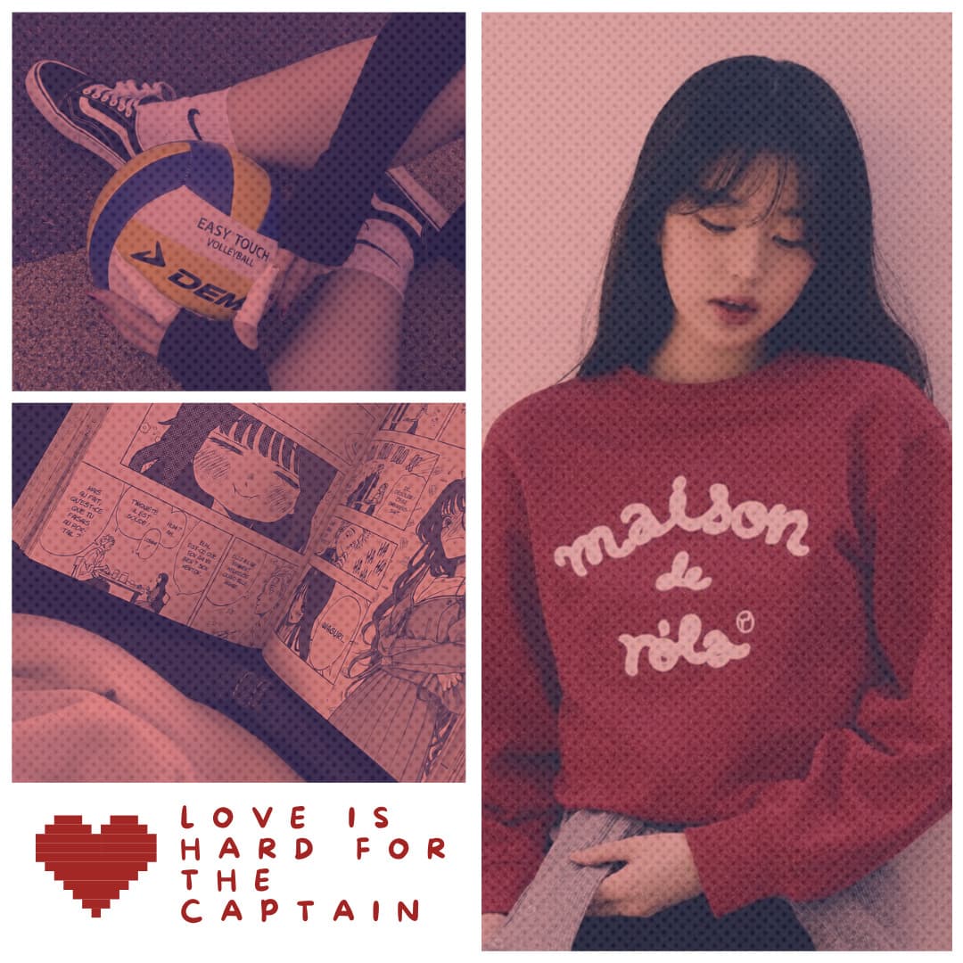Cover for Love is Hard for the Captain