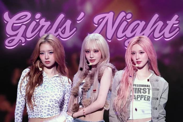 Cover for GIRLS' NIGHT — Gaeul, Liz, Rei
