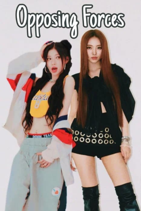 Cover for Opposing Forces — (Babymonster) Asa x Anna (Meovv)